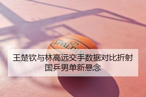 王楚钦与林高远交手数据对比折射国乒男单新悬念