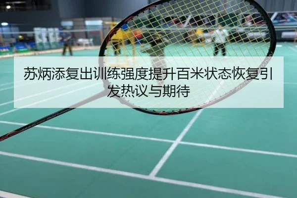 苏炳添复出训练强度提升百米状态恢复引发热议与期待